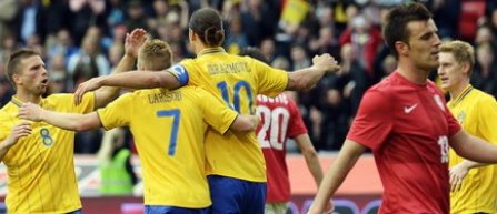 Euro 2012: Suedia - Serbia 2-1, in meci de pregatire